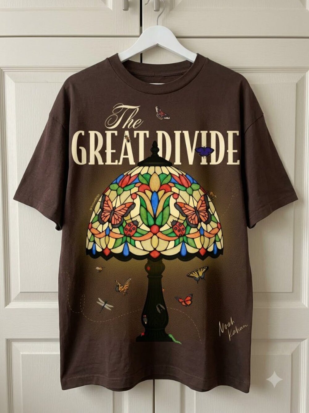 Noah Kahan The Great Divide 2026 Tour Shirt - Dark Chocolate Color